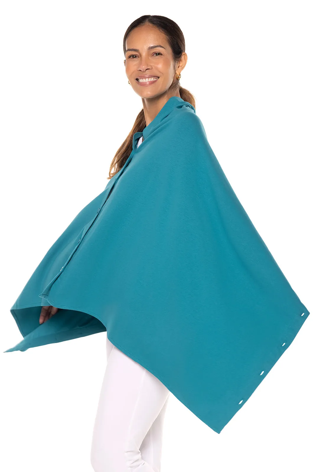 Women's Revilla Convertible Sun Wrap  |  Tahitian Teal