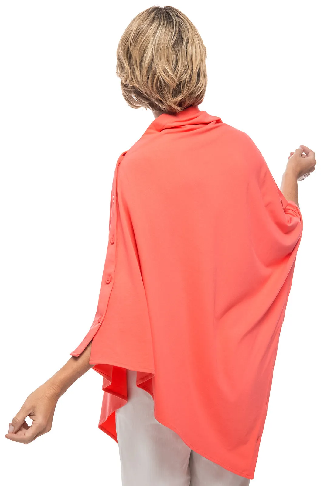 Women's Revilla Convertible Sun Wrap  |  Vivid Coral