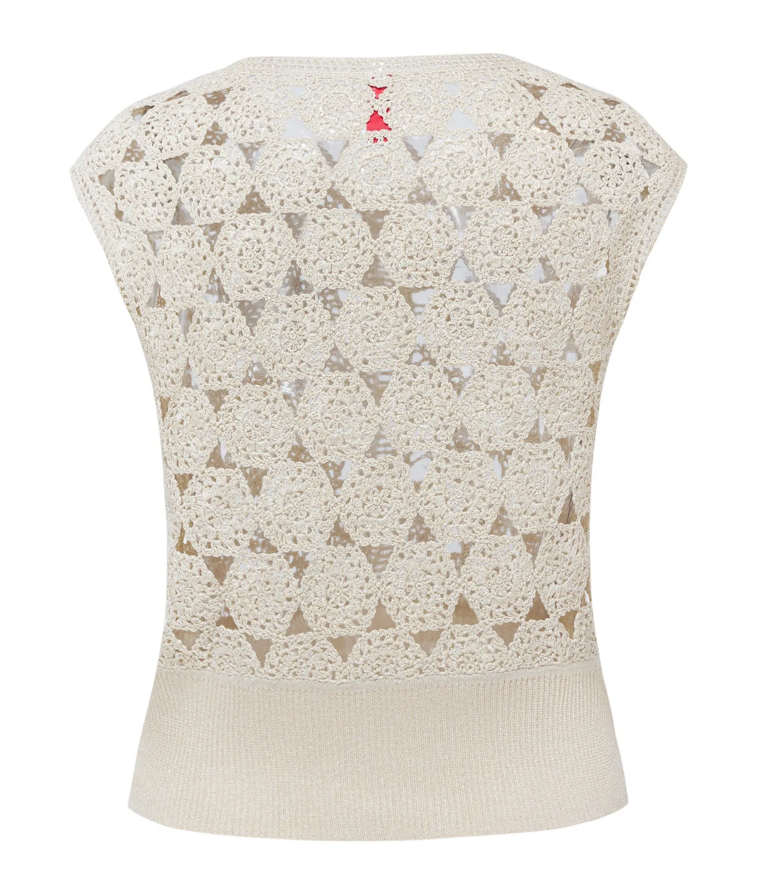 YAYING Hollow Out Sleeveless Knitwear