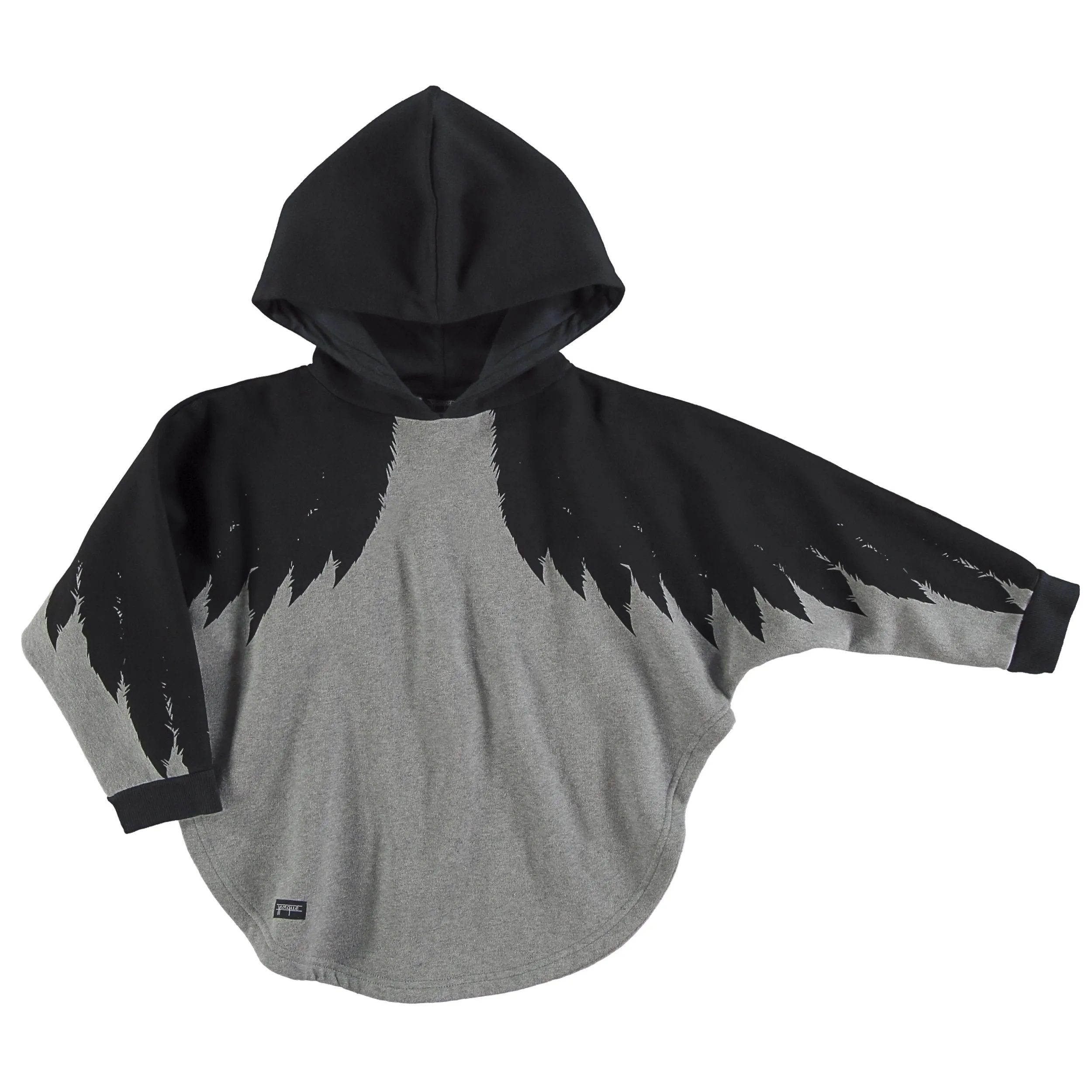 Yporque Wings Hooded Poncho Sweatshirt