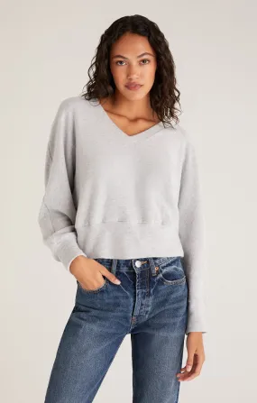 Z Supply Ohara Plush V-Neck Sweatshirt