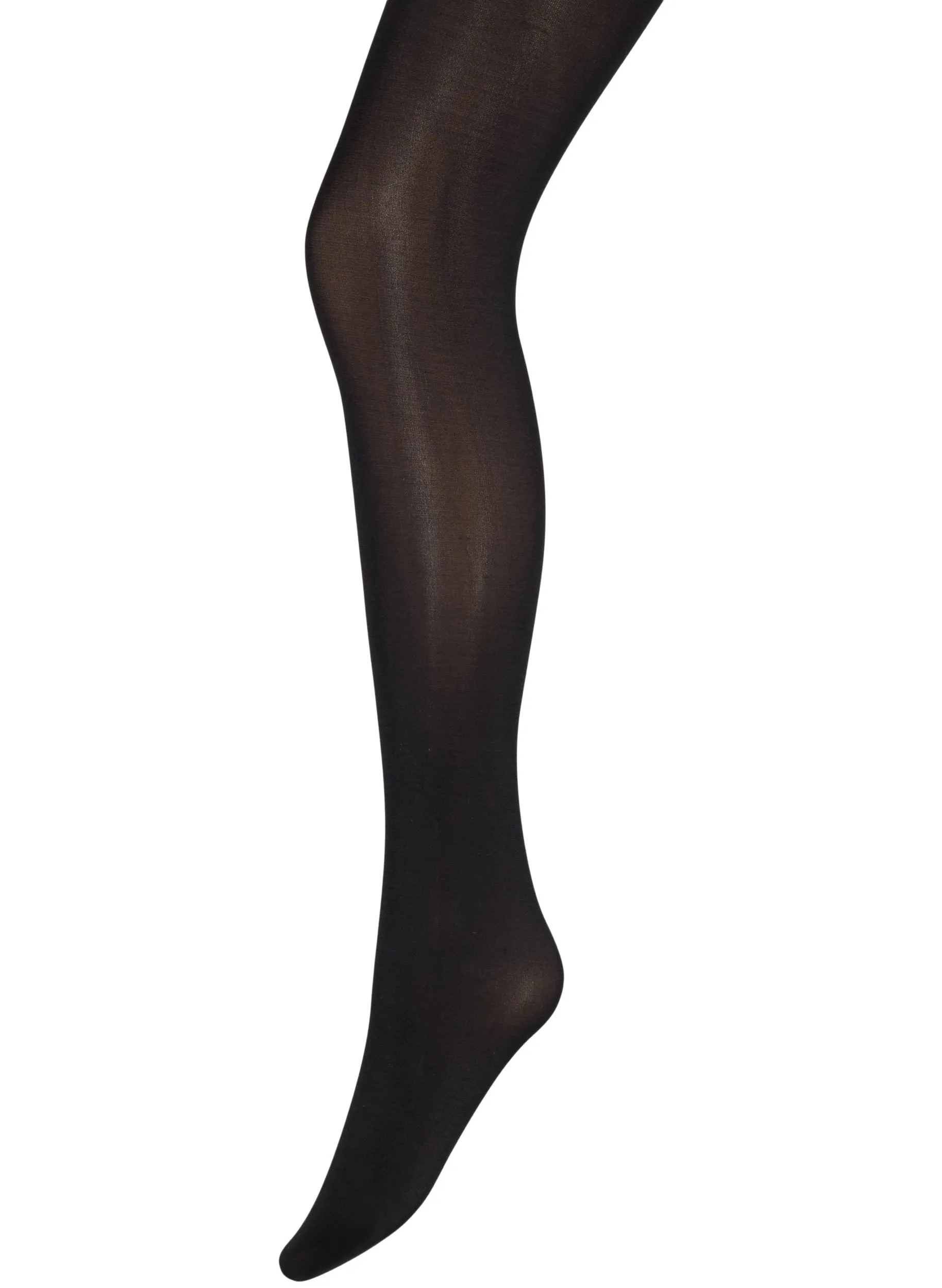 Zizzi 100 Denier Push Up Tights in Black